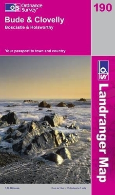 Bude and Clovelly, Boscastle and Holsworthy -  Ordnance Survey