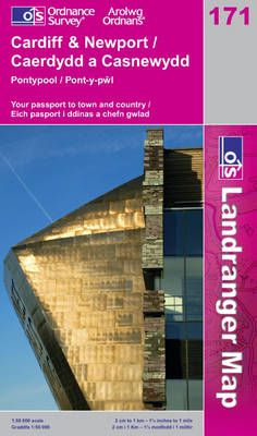 Cardiff and Newport, Pontypool -  Ordnance Survey