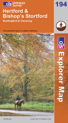 Hertford and Bishop's Stortford -  Ordnance Survey