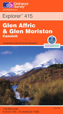 Glen Affric and Glen Moriston -  Ordnance Survey