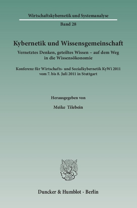 Kybernetik und Wissensgemeinschaft. - 