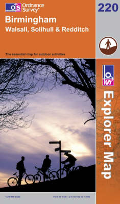 Birmingham, Walsall, Solihull and Redditch -  Ordnance Survey