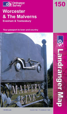 Worcester and the Malverns, Evesham and Tewkesbury -  Ordnance Survey