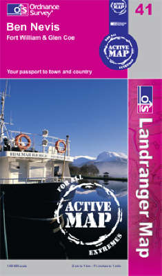 Ben Nevis, Fort William and Glen Coe -  Ordnance Survey