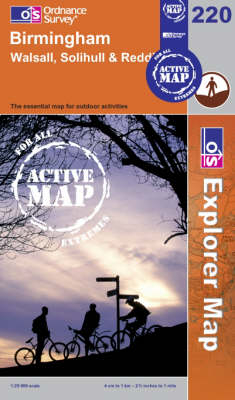 Birmingham, Walsall, Solihull and Redditch -  Ordnance Survey