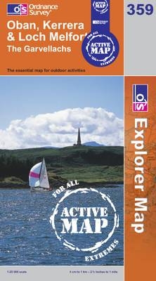 Oban, Kerrera and Loch Melfort -  Ordnance Survey