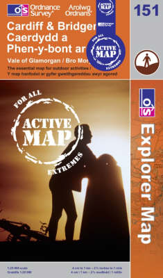 Cardiff and Bridgend/Caerdydd a Phen-Y-Bont Ar Ogwr -  Ordnance Survey