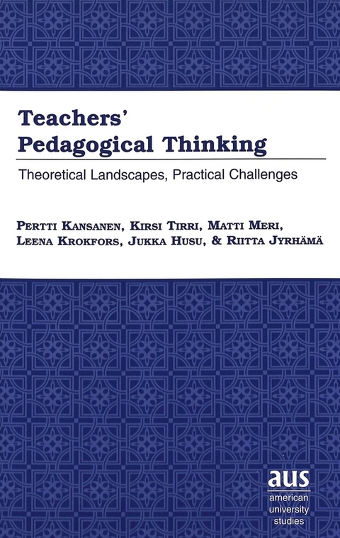 Teachers' Pedagogical Thinking - Pertti Kansanen, Kirsi Tirri, Matti Meri, Leena Krokfors, Jukka Husu