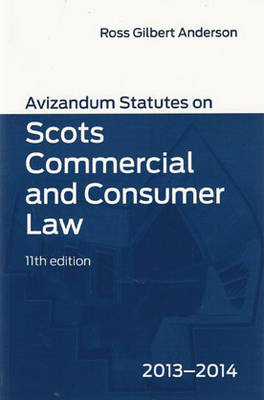 Avizandum Statutes on Scots Commercial and Consumer Law