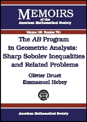 The AB Program in Geometric Analysis -  American Mathematical Society