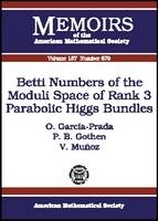 Betti Numbers of the Moduli Space of Rank 3 Parabolic Higgs Bundles - Oscar Garcia-Prada, P.B. Gothen, V. Munoz