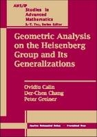 Geometric Analysis on the Heisenberg Group and Its Generalizations -  American Mathematical Society