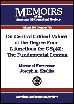 On Central Critical Values of the Degree Four L-Functions for GSp(4) -  American Mathematical Society