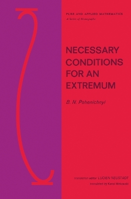 Necessary Conditions for an Extremum -  Pshenichnyi