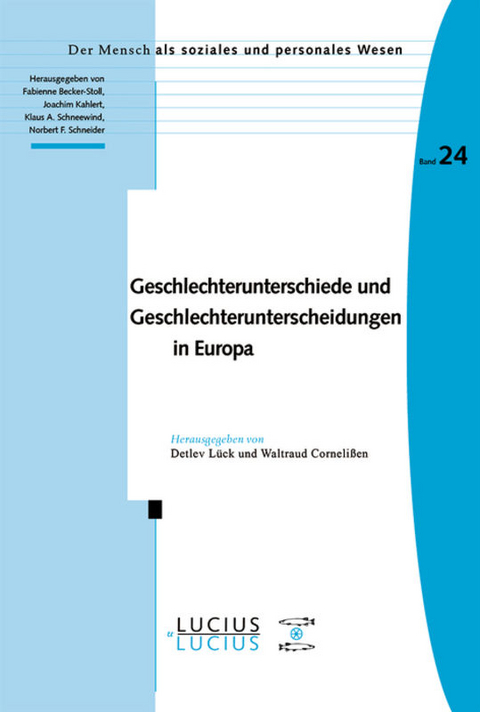 Geschlechterunterschiede und Geschlechterunterscheidungen in Europa - 