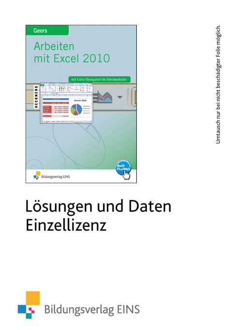 Arbeiten mit Excel 2010 - Werner Geers