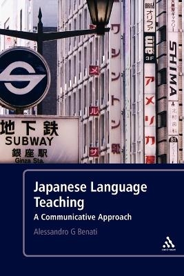 Japanese Language Teaching - Professor Alessandro G. Benati
