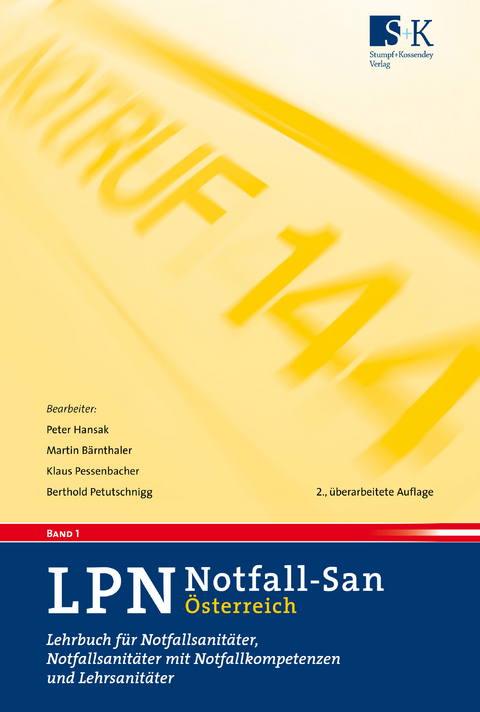 LPN-Notfall-San &Ouml;sterreich, Band 1