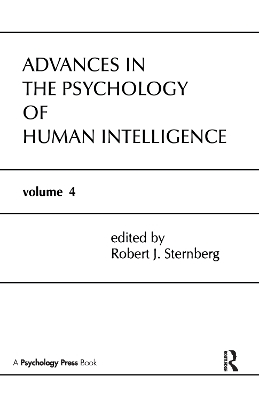 Advances in the Psychology of Human Intelligence - 