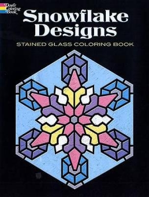 Snowflake Designs Stained Glass Coloring Book - A. G. Smith