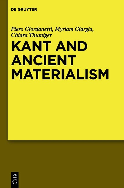Kant and Ancient Materialism - 