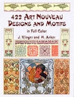 422 Art Nouveau Designs and Motiffs