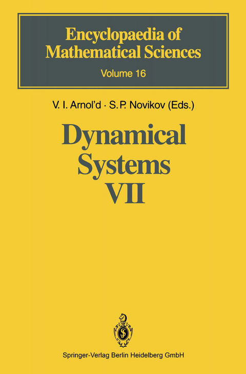 Dynamical Systems VII - 