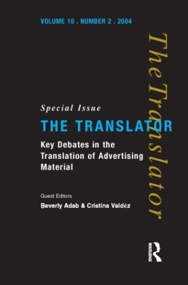 Key Debates in the Translation of Advertising Material - Beverly Adab
