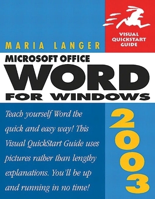 Microsoft Office Word 2003 for Windows - Maria Langer