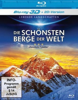 Die schönsten Berge der Welt 3D, 1 Blu-ray