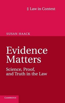 Evidence Matters - Susan Haack