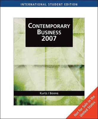 Contemporary Business 2007 - David L. Kurtz, Louis E. Boone