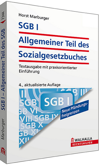 SGB I - Allgemeiner Teil des Sozialgesetzbuches
