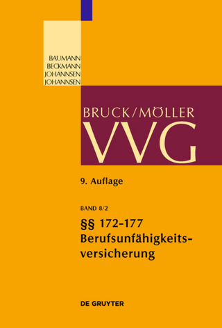 VVG / Berufsunfähigkeitsversicherung §§ 172-177
