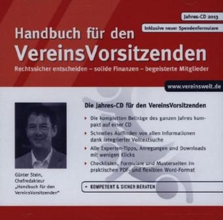 Handbuch für den VereinsVorsitzenden Jahres-CD 2013
