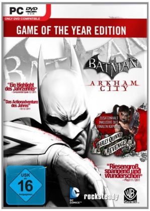 Batman, Arkham City, Game of the Year Edition, DVD-ROM