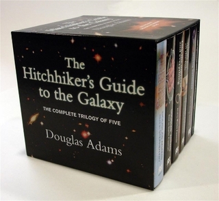 The Hitchhiker's Guide to the Galaxy - 5 Audiobook box set & bonus DVD