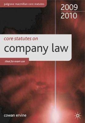 Core Statutes on Company Law