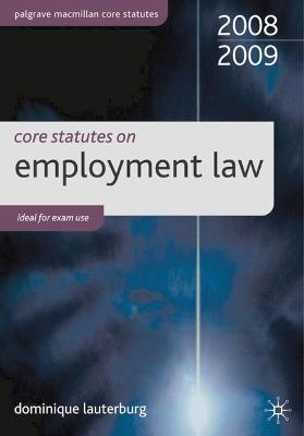 Core Statutes on Employment Law