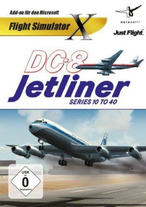 AddOn Flight Simulator X DC-8 Jetliner Series 10 to 40, CD-ROM