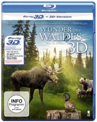 Wunder des Waldes 3D, 1 Blu-ray
