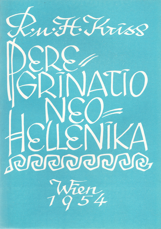 Peregrinatio neohellenika