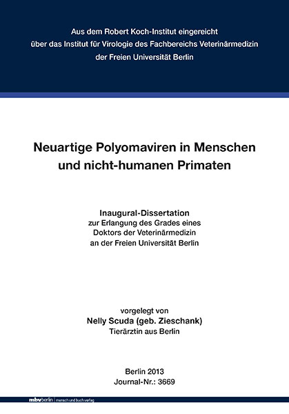 Neuartige Polyomaviren in Menschen und nicht-humanen Primaten - Nelly Scuda