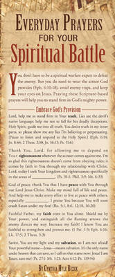 Everyday Prayers for Your Spiritual Battle 50-Pack