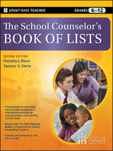 The School Counselor's Book of Lists - Dorothy J. Blum, Tamara E. Davis