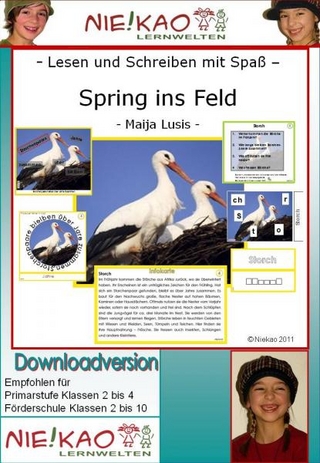 Lesen und Schreiben mit Spaß- Spring ins Feld