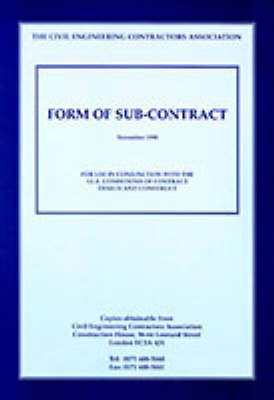 CECA Form of Sub-Contract for design and construct
