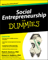 Social Entrepreneurship For Dummies - Mark Durieux, Robert Stebbins