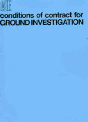 Ice Conditions of Contract for Ground Investigation
