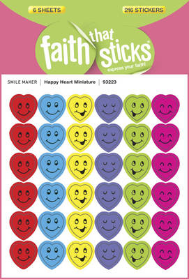 Happy Heart Miniature - Faith That Sticks Stickers -  Tyndale